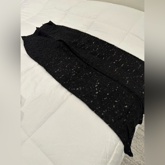 BEBE Black Lace Pants - Picture 3 of 7